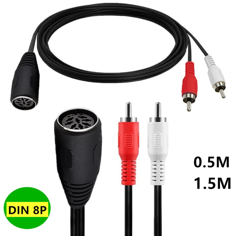 Musical Instrument Old - 대형 8 코어 DIN 8PIN 여성