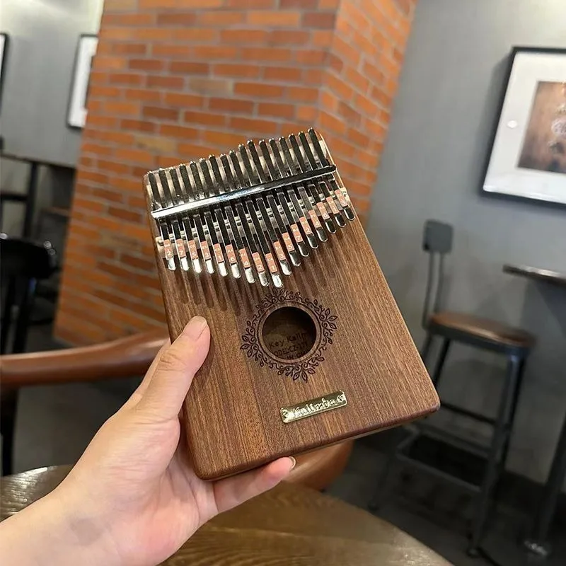 Musical Instrument Kalimba - 나무 칼림바 휴대용 어린이 시작 연습,