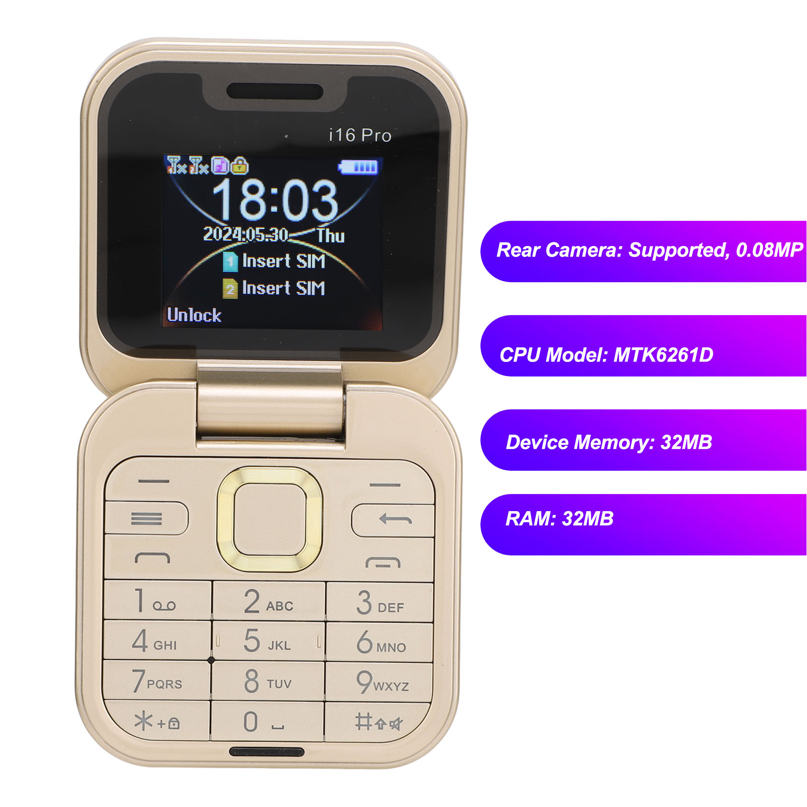 Musical Instrument Japanese - 2G 대형 버튼 휴대폰, 최대 16GB