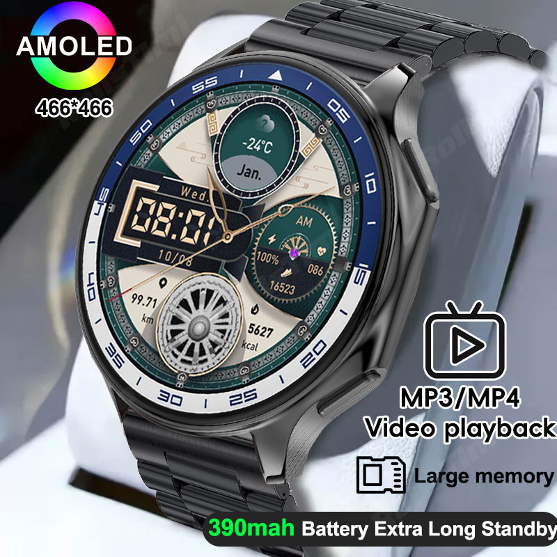 Musical Instrument Japanese - 1.43 AMOLED 스마트 시계 3D 서라운드