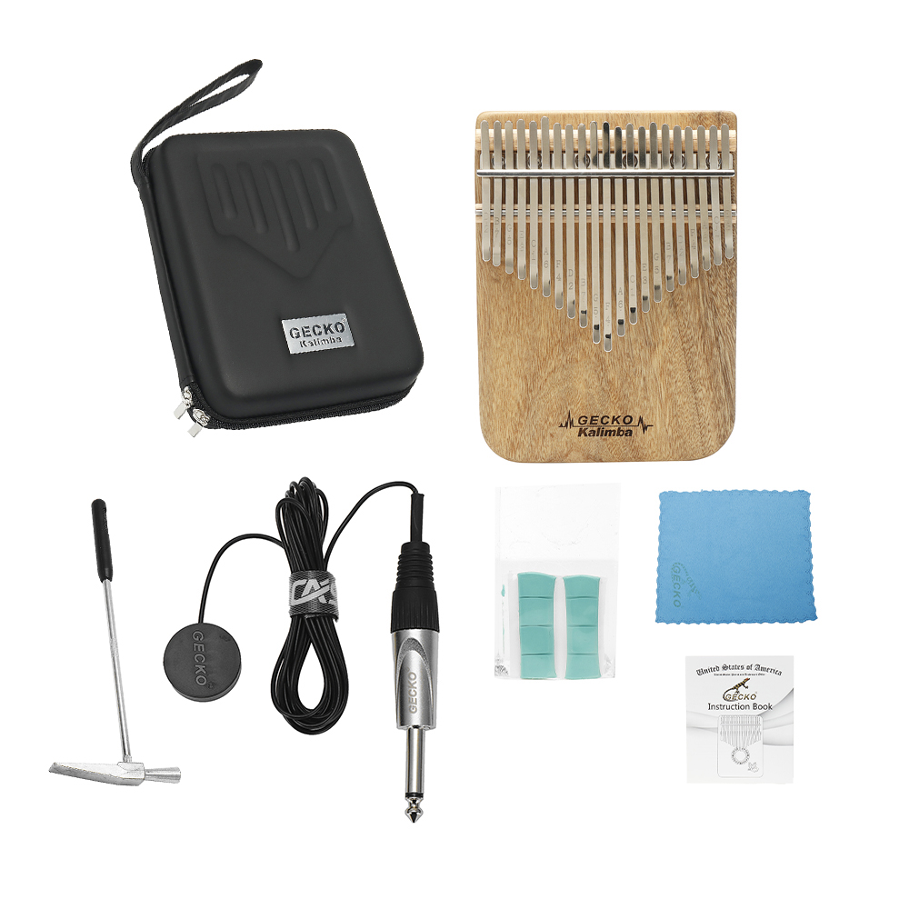Musical Instrument Kalimba - 게코 칼림바 21키 캄포르 나무 엄지