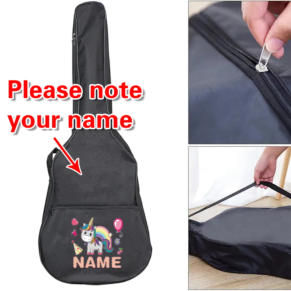Musical Instrument Name - 맞춤형 이름 기타 가방 36-41인치 방수