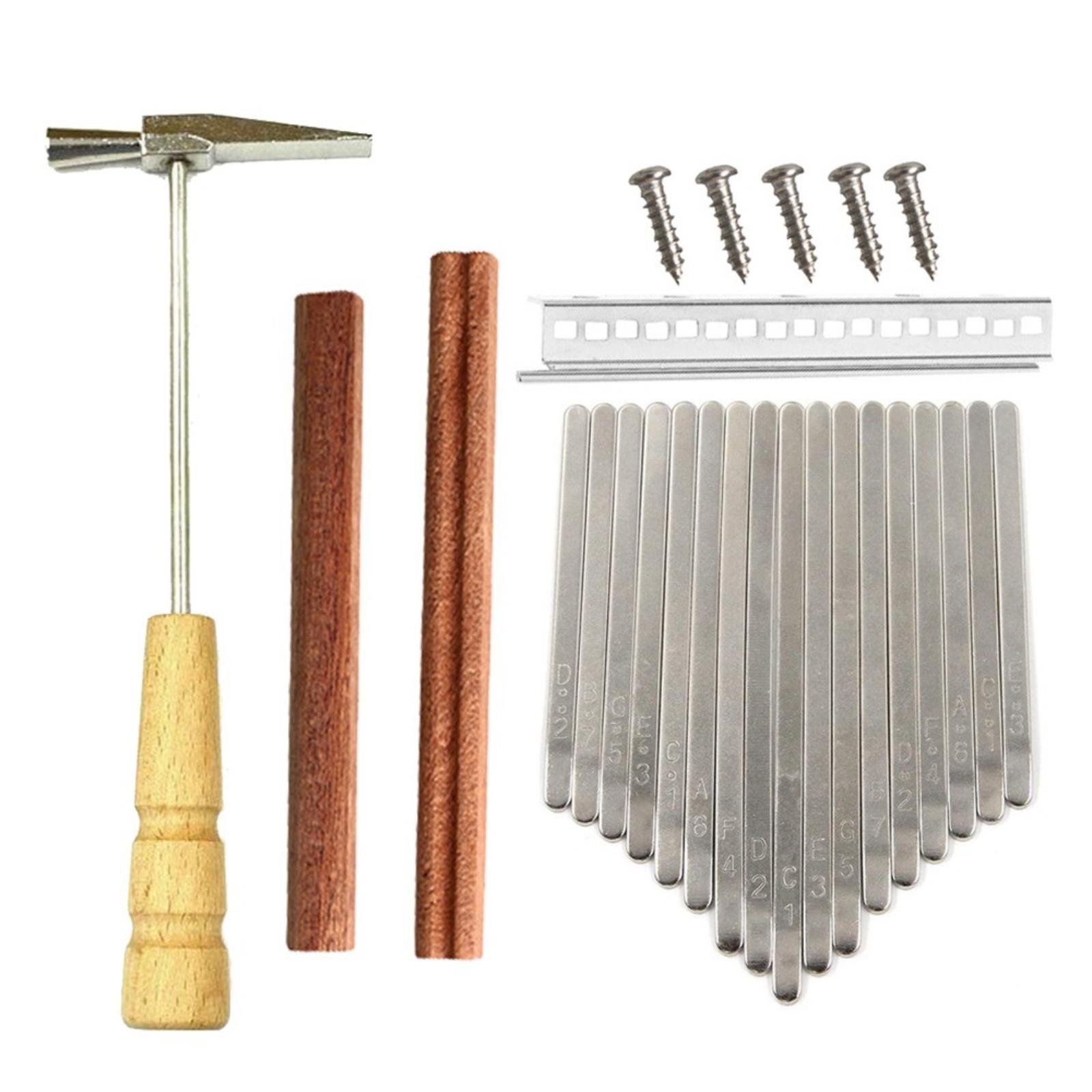 Musical Instrument Kalimba - DIY 칼림바 엄지 피아노 17키 실버