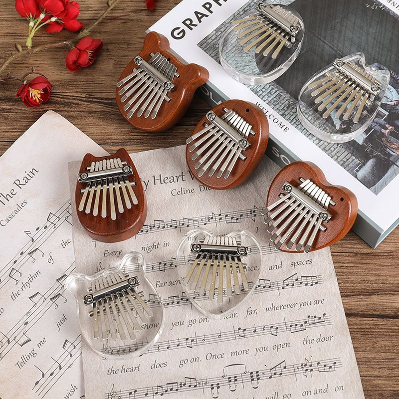 Musical Instrument Kalimba - 5*7cm 8Key Kalimba 엄지 피아노 어린이를위한