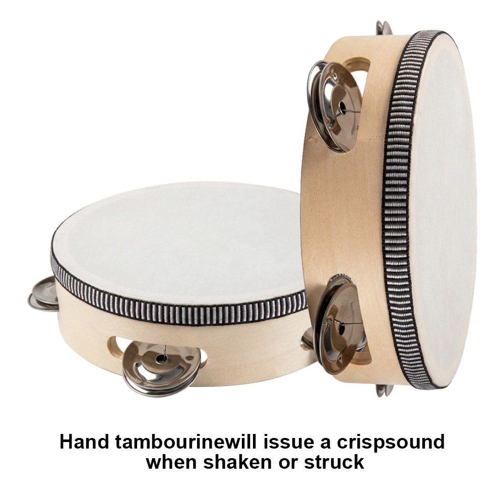 Musical Instrument Tambourine - 6인치 휴대용 드럼 탬버린 드럼 금속