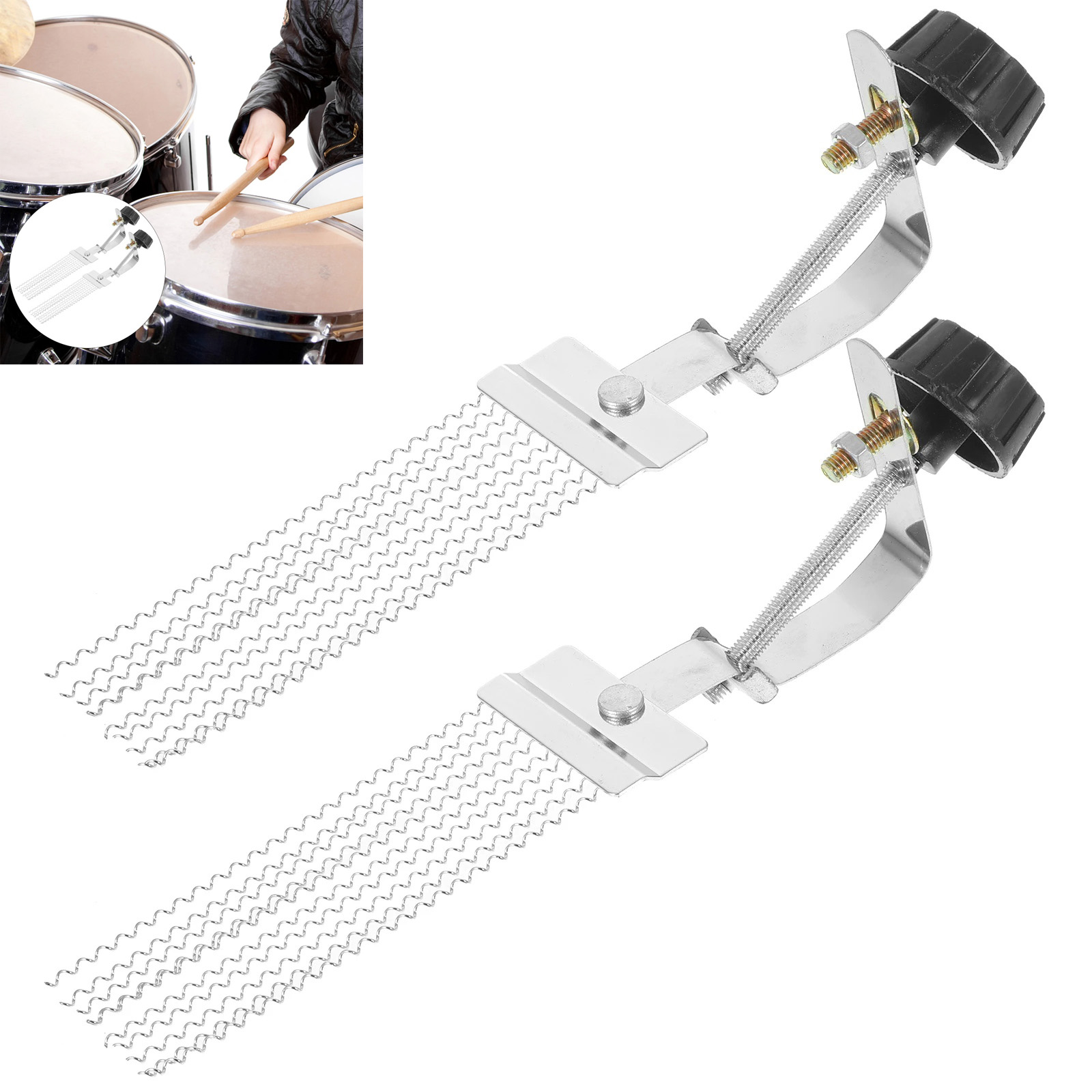Musical Instrument Qin - 1/2pcs 하프 디자인 스틸 아이언 스네어