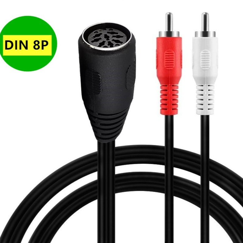 대형 8 코어 DIN 8PIN 여성 2RCA 로터스 남 - Musical Instrument Old 리뷰 및 가격