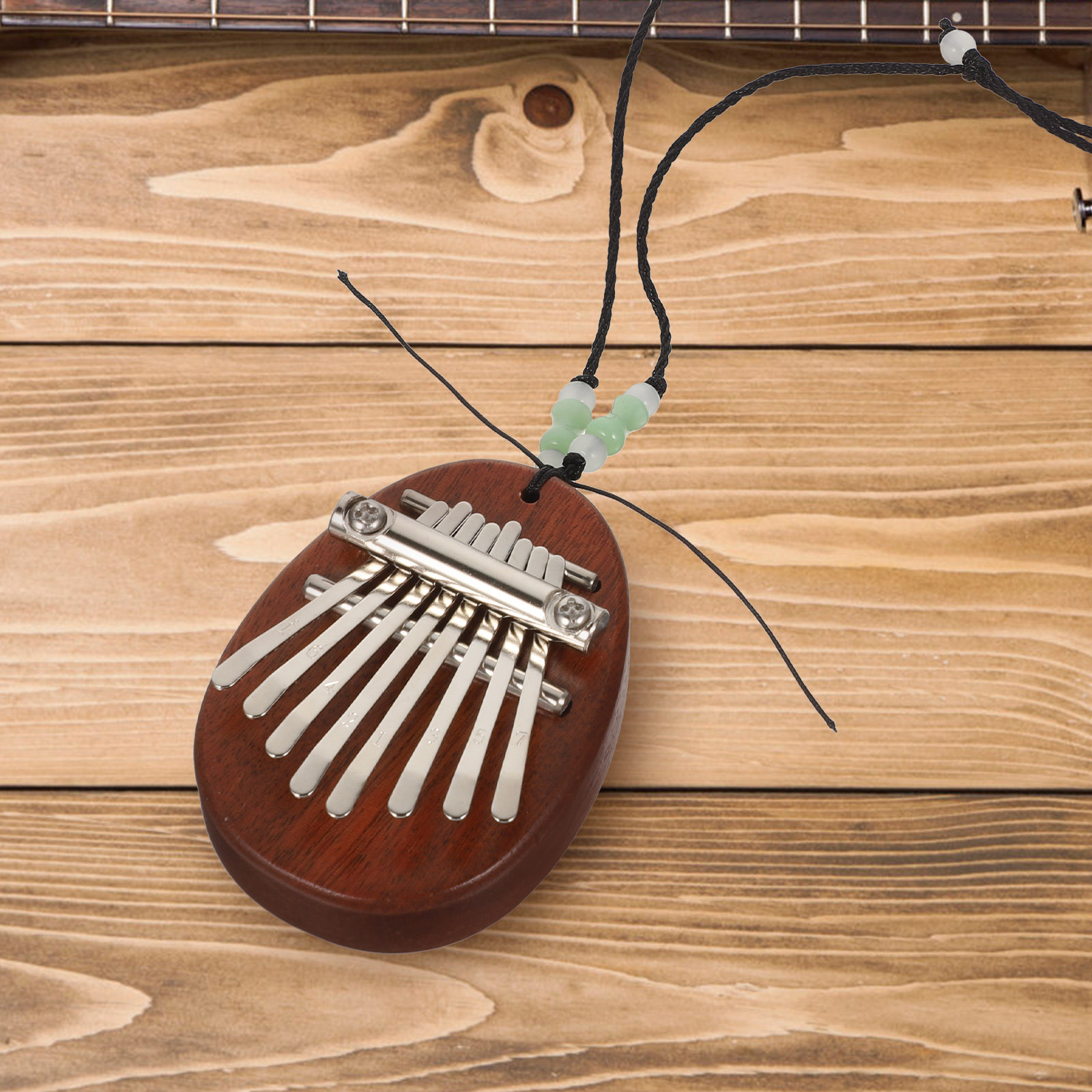 나무 칼림바 8키 엄지 피아노 초보자를 위한 미니 손가 - Musical Instrument Kalimba 리뷰 및 가격