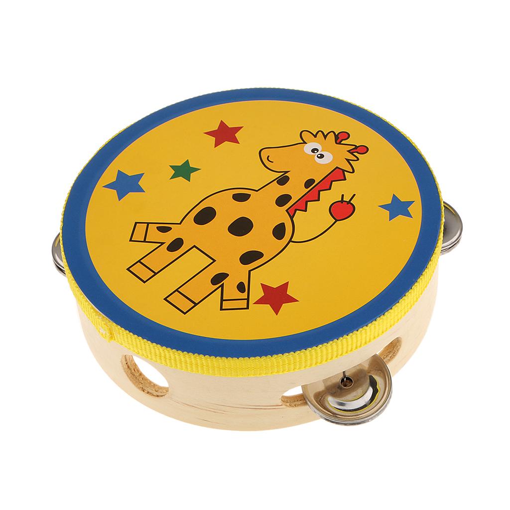 나무 탬버린 소형 손 타악기 대량 드럼 장난감 어린이  - Musical Instrument Tambourine 리뷰 및 가격