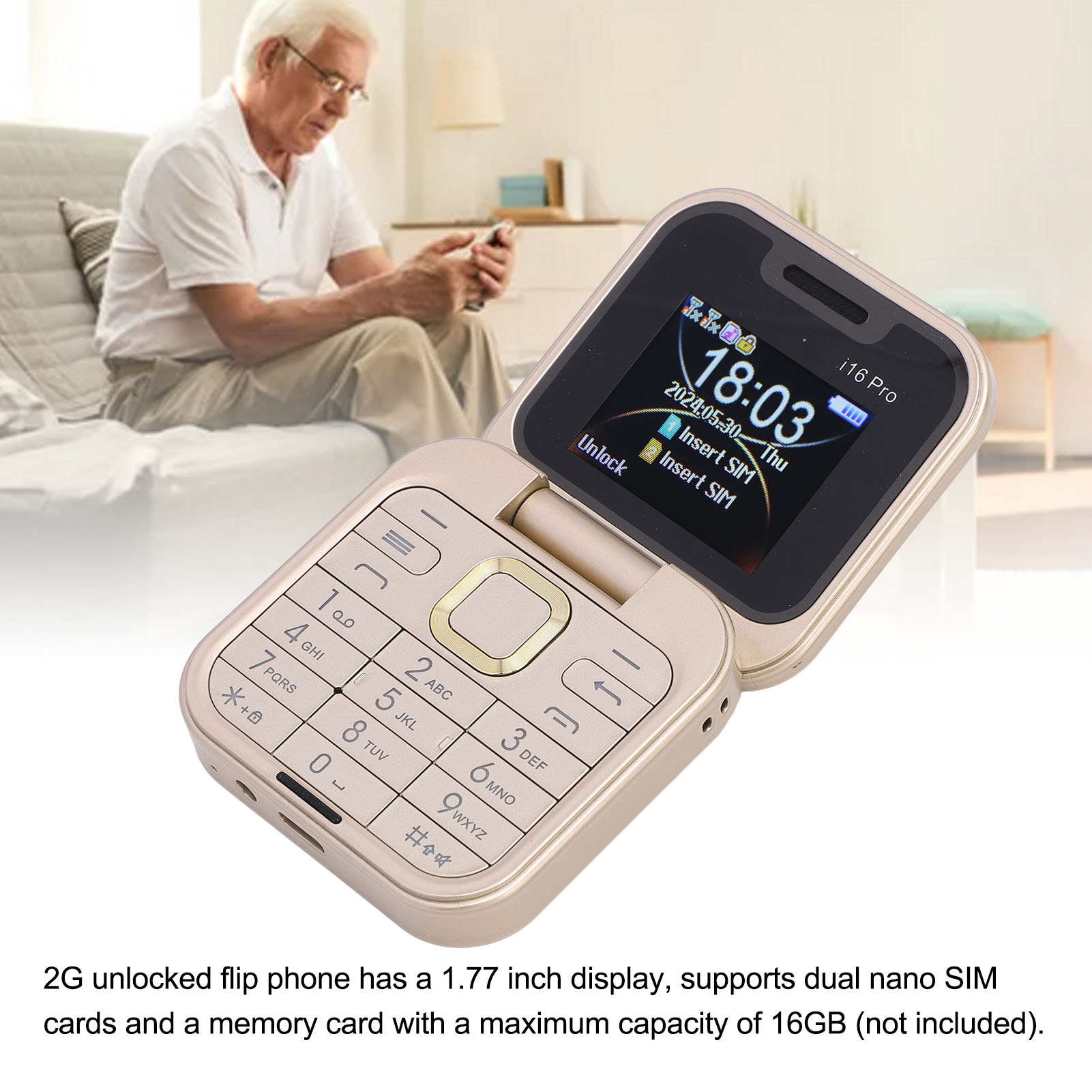 2G 대형 버튼 휴대폰, 최대 16GB 듀얼 SIM 지 - Musical Instrument Japanese 리뷰 및 가격
