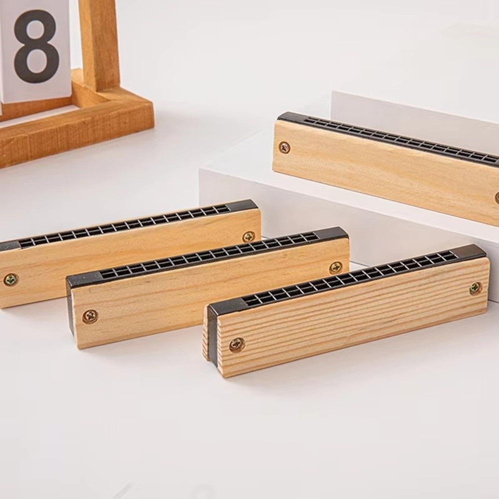 창의적인 DIY 작은 하모니카 흰색 원목 부드러운 가장 - Musical Instrument Melodica 리뷰 및 가격
