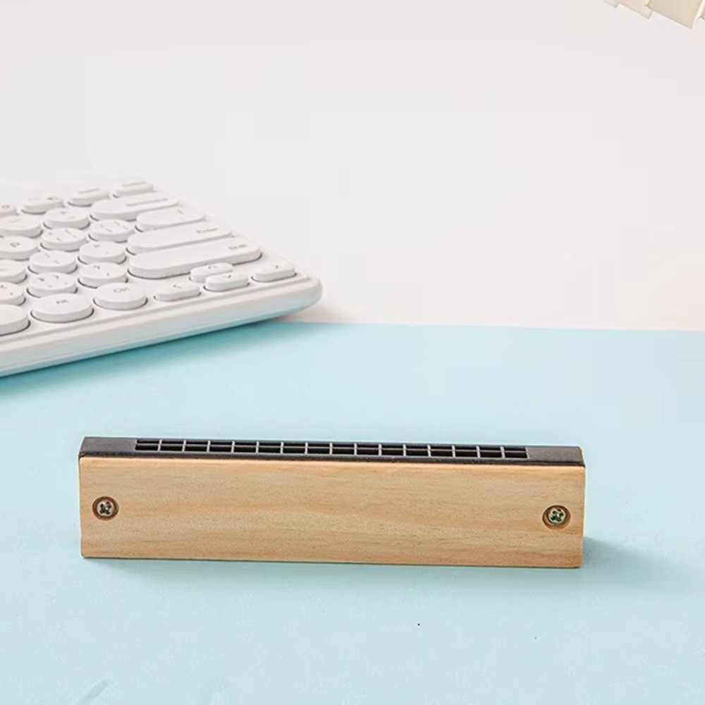 창의적인 DIY 작은 하모니카 흰색 원목 부드러운 가장 - Musical Instrument Melodica 리뷰 및 가격