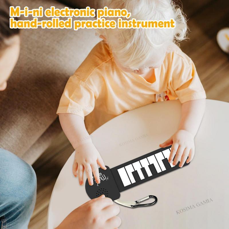 롤업 전자 피아노 실리콘 전기 접이식 피아노 키보드 여 - Musical Instrument Qin 리뷰 및 가격