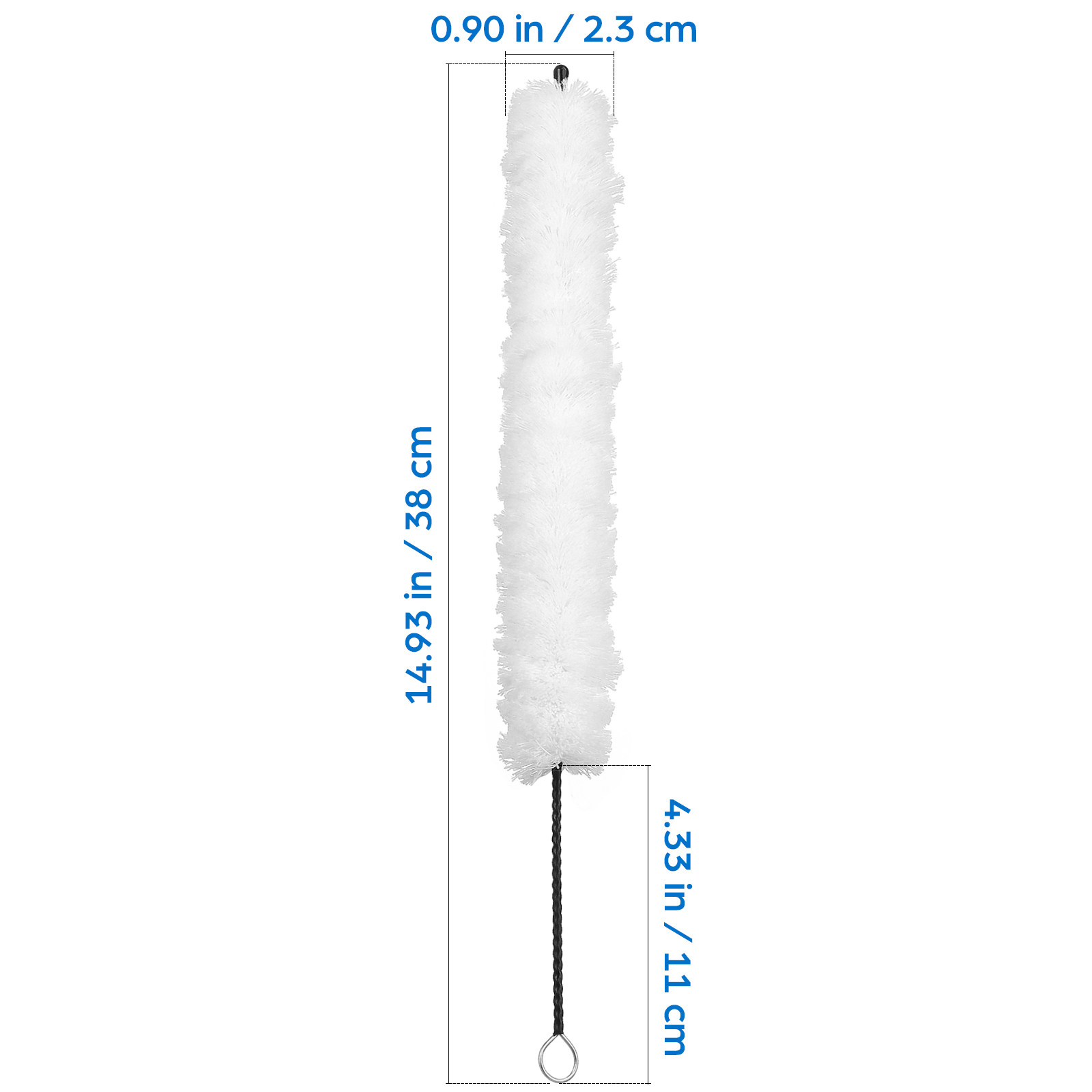 청소 헤드가 있는 플루트 브러시, 흰색 면 클리너, 악 - Musical Instrument Accessories 리뷰 및 가격
