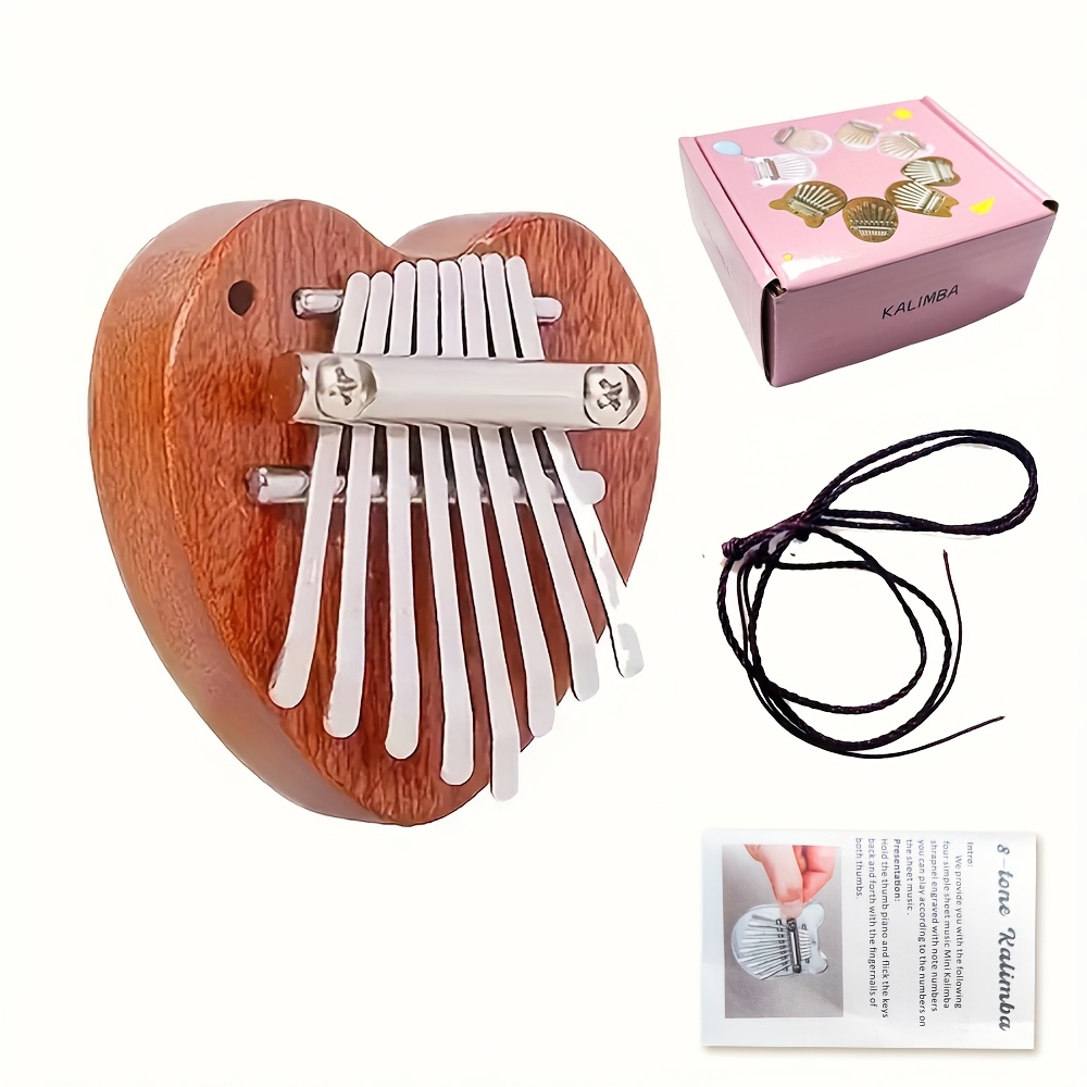 8키 미니 우든 칼림바 피아노, 고품질 엄지 피아노 악 - Musical Instrument Kalimba 리뷰 및 가격