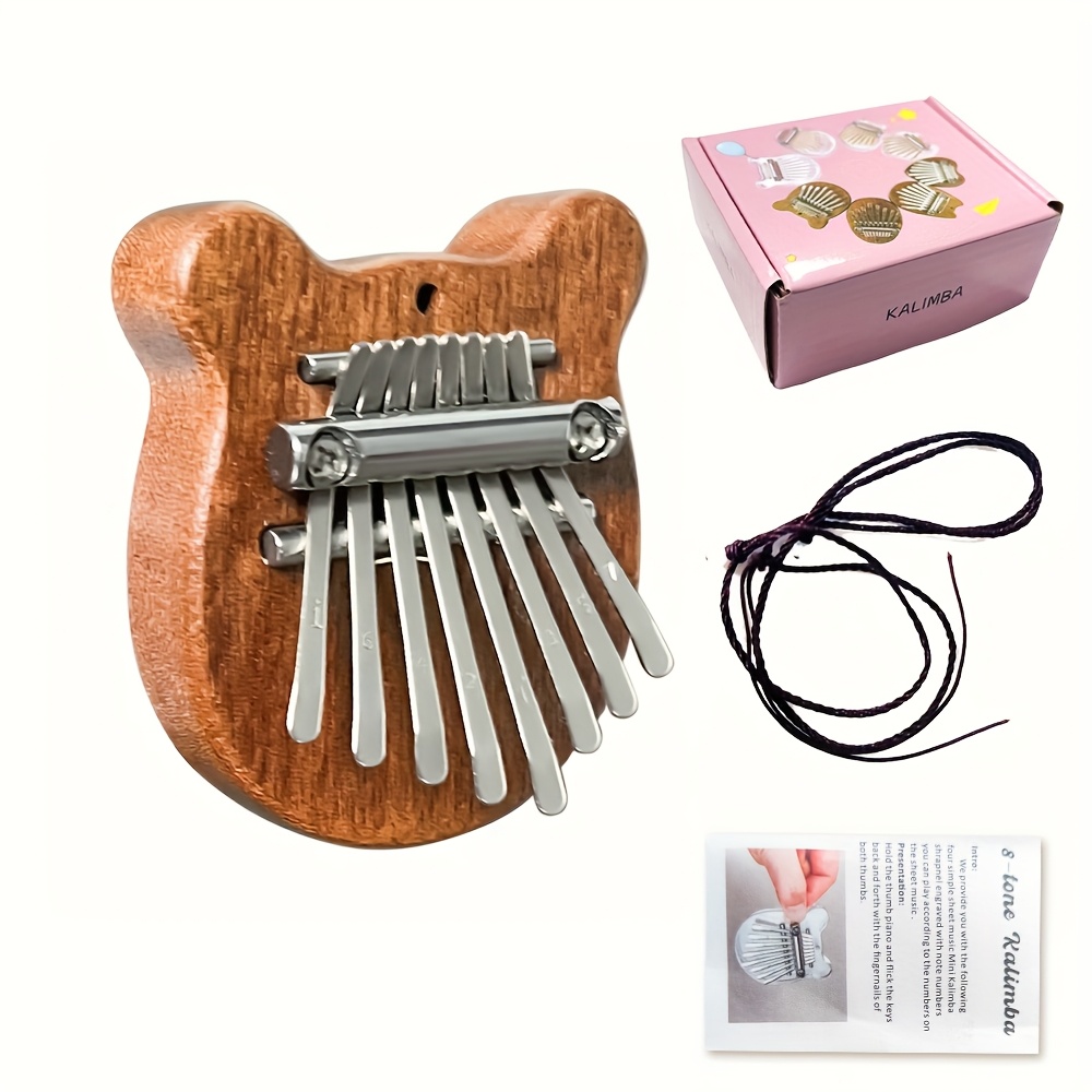 8키 미니 우든 칼림바 피아노, 고품질 엄지 피아노 악 - Musical Instrument Kalimba 리뷰 및 가격