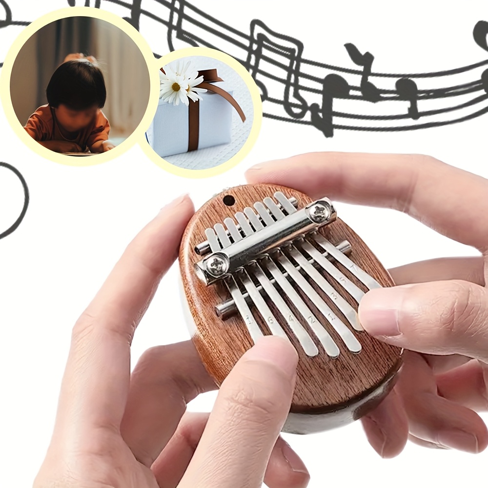 8키 미니 우든 칼림바 피아노, 고품질 엄지 피아노 악 - Musical Instrument Kalimba 리뷰 및 가격