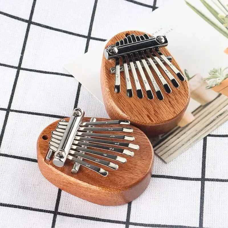 1Pcs 나무 미니 엄지 피아노 뮤지컬 8 톤 휴대용  - Musical Instrument Kalimba 리뷰 및 가격