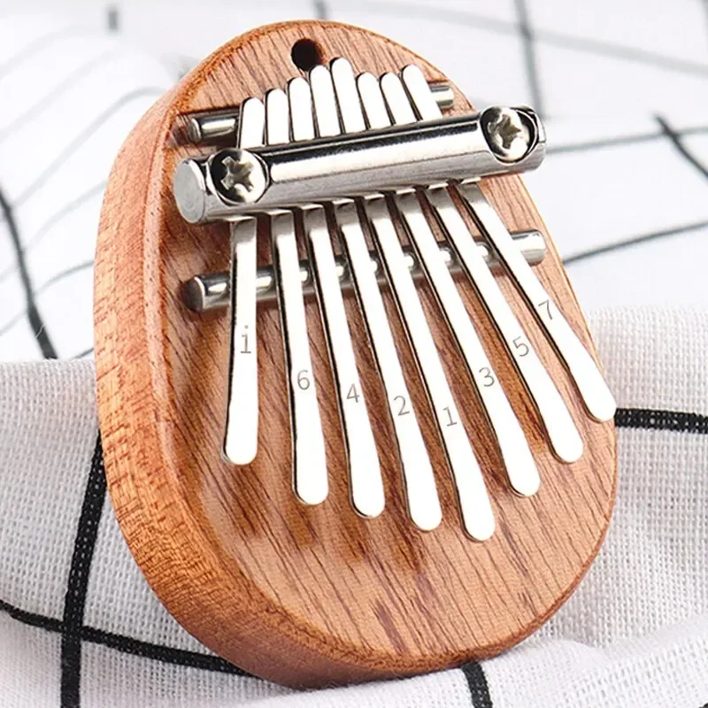 1Pcs 나무 미니 엄지 피아노 뮤지컬 8 톤 휴대용  - Musical Instrument Kalimba 리뷰 및 가격