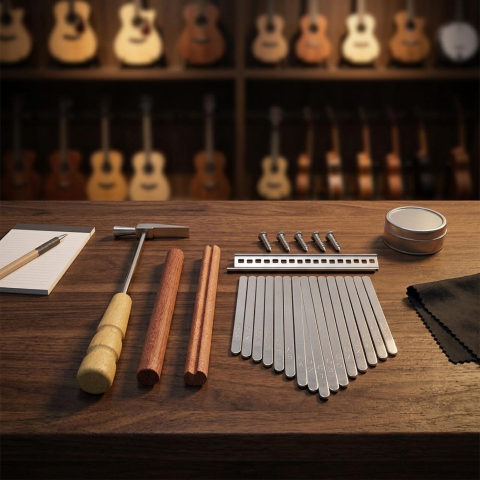 DIY 칼림바 엄지 피아노 17키 실버 메탈 튜닝 렌치 - Musical Instrument Kalimba 리뷰 및 가격