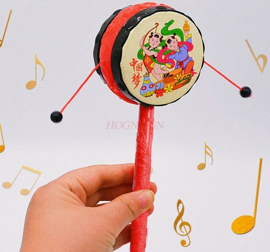 딸랑이, 옛날식 손딸랑이, 아기 훈련용 악기, 장난감, - Musical Instrument Old 리뷰 및 가격