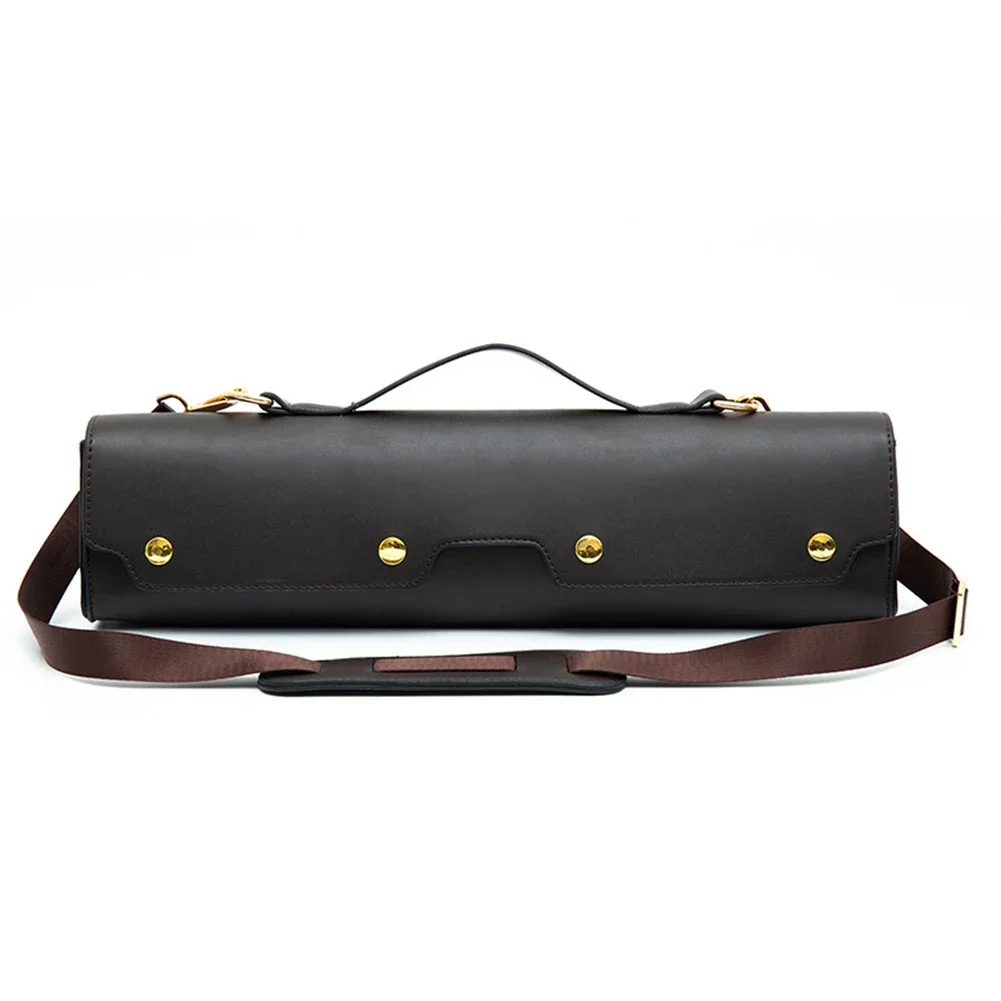 16 17 홀 플루트 용 휴대용 보관 케이스 PU 가죽 - Musical Instrument Accessories 리뷰 및 가격