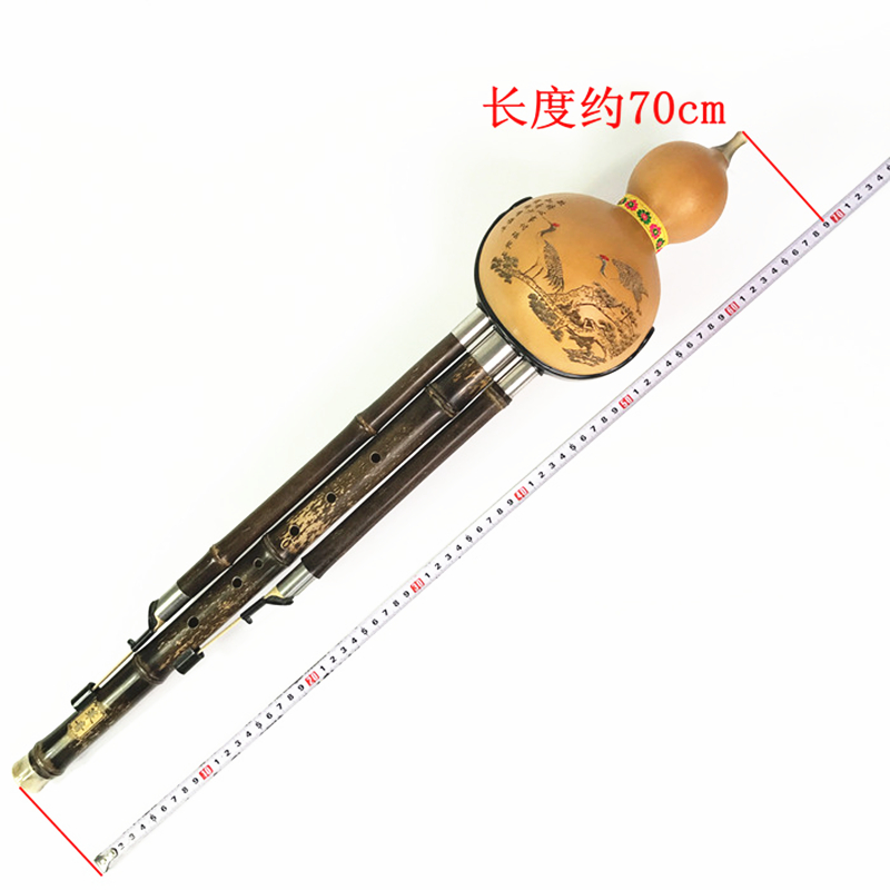 훌루시 베이스 블랙 대나무 호리병 플루트 C/D 키 3 - Musical Instrument Qin 리뷰 및 가격