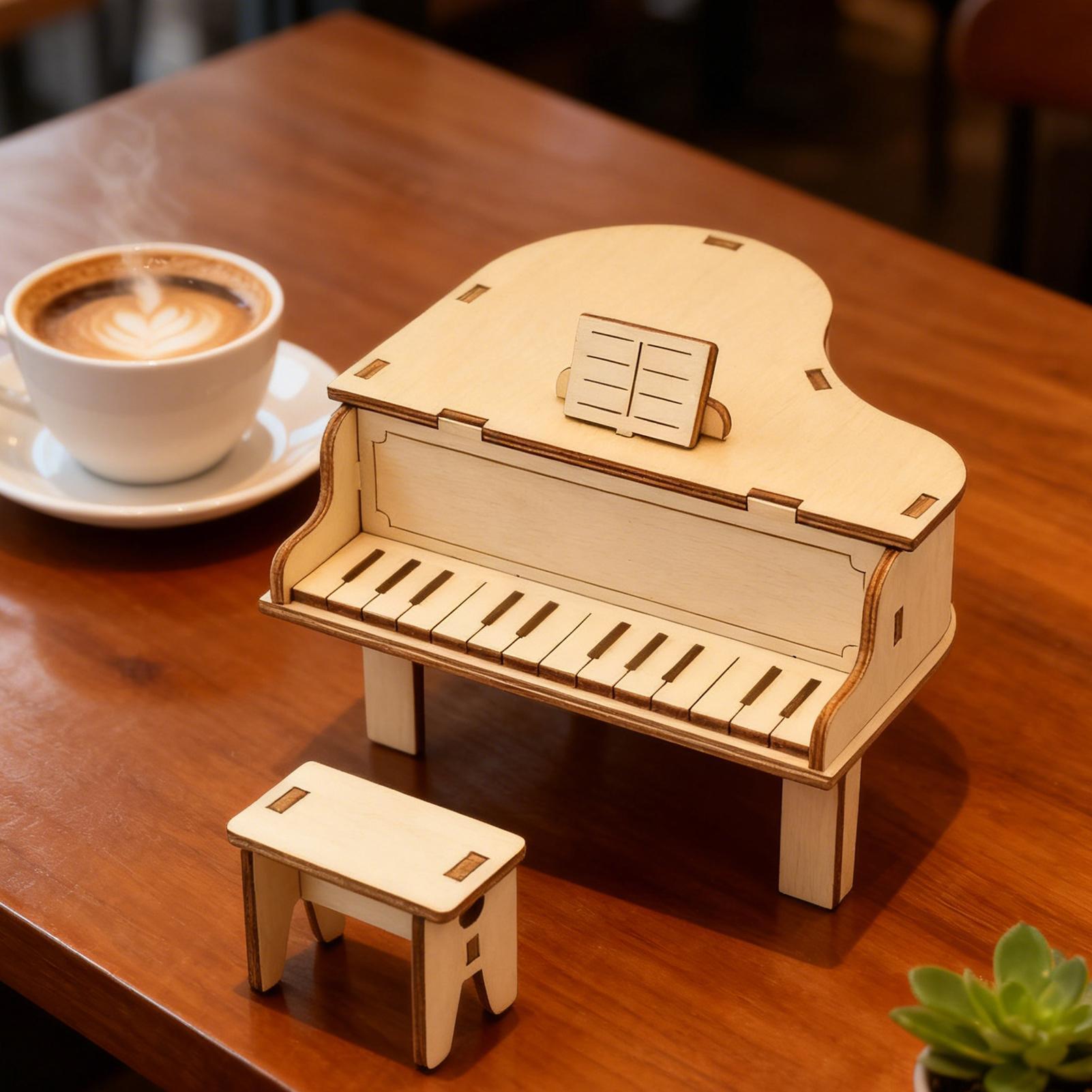 DIY 뮤직 박스 키트 나무 악기 모델 DIY 재료 장 - Musical Instrument Old 리뷰 및 가격
